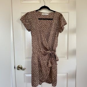 TBags Wrap Print Dress